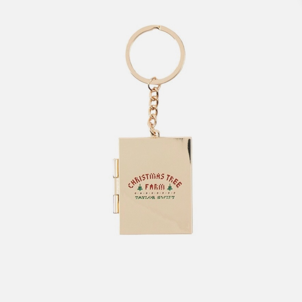 Taylor Swift Christmas Tree Farm Keychain Holiday NEW